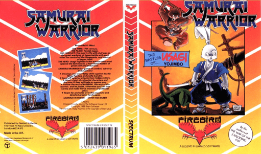 Samurai Warrior box art for ZX Spectrum